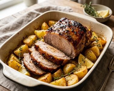 Greek Roast Pork | Crispy with Honey & Thyme