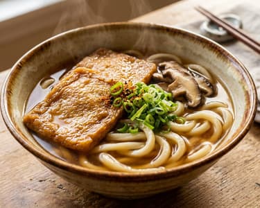 Kitsune Udon | Warming Japanese Tofu Noodle Soup