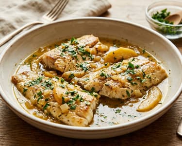 Merluza a la Sidra | Seehecht in feiner Cidre-Sauce