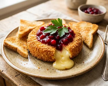 Baked Camembert | Crispy with Lingonberries