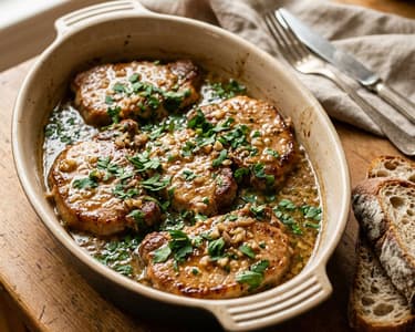 Greek Corfu Sofrito | Tender in Garlic and Wine Sauce