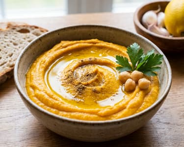 Kürbis-Hummus