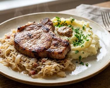 Classic Frankfurter Rippchen | Tenderly cooked in sauerkraut