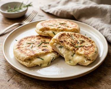 Tigelle Modenesi mit Käse | Italienische Pfannenfladen