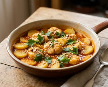 Rape en All i Pebre | Spanish Monkfish Stew
