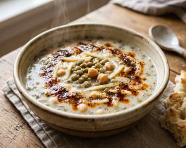 Tutmaç Çorbası | Türkische Linsen-Nudel-Suppe