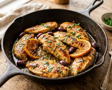 Greek Orange Chicken | In 20 Minutes