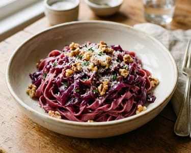 Pasta with Caramelized Red Cabbage | Fine Autumn Treat