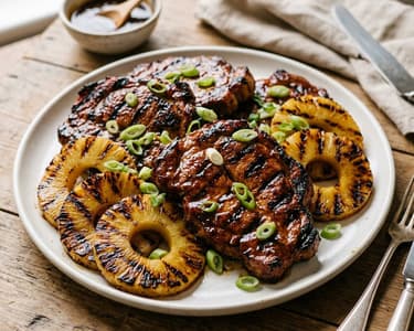 Huli-Huli BBQ Pork Steaks | Juicy, Sweet & Savoury Glazed