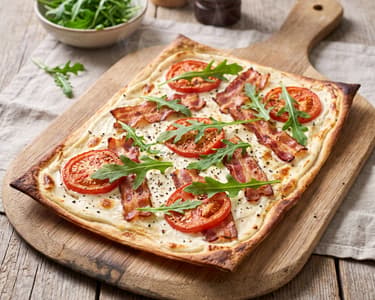 Quick Flammkuchen Snack 