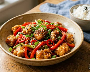Crispy Chili-Garlic Chicken | 15-Minute Wok