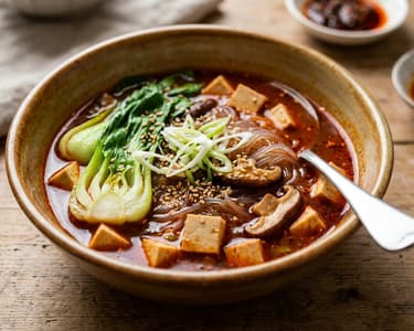 Szechuan Mala Tang with Tofu | Spicy Hot Pot Soup