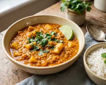 Indian Parsnip & Lentil Curry | Creamy & Warming