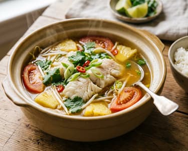 Canh Chua Cá | Spicy Tamarind Fish Stew