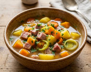 Kasseler & Pumpkin Stew | Hearty Autumn Delight
