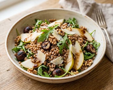 Tuscan Farro Salad with Chestnuts | Fine Autumn Delight