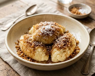 Bayerische Topfennocken | Fluffig & Zimtsüß
