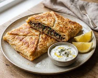 Kıymalı Katmer | Knuspriges türkisches Hack-Schichtbrot