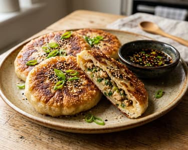 Koreanische Dak-Hotteok | Knusprige Streetfood-Fladen