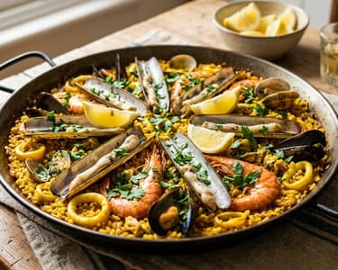 Spanische Schwertmuschel-Reispfanne | Arroz con Navajas