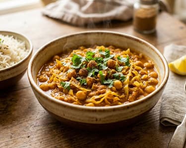 Indisches Spitzkohl-Kichererbsen-Curry | Bandhakopi Chana