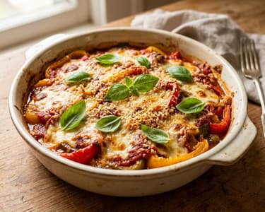 Parmigiana di Peperoni | Italienischer Paprika-Auflauf