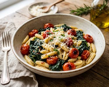 Cavatelli mit Schwarzkohl & Kirschtomaten