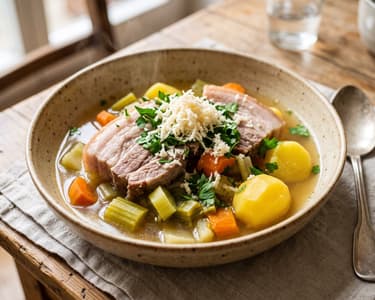 Fränkisches Wurzelfleisch | Zarter Schweinebauch mit Kren