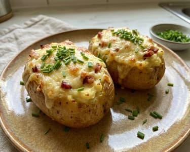 Gefüllte Ofenkartoffeln | Knusprig & deftig überbacken