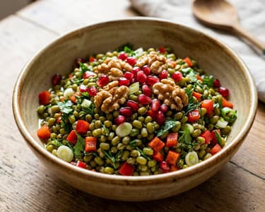 Türkischer Mungbohnensalat | Maş Fasulyesi Salatası