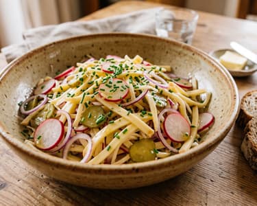 Allgäuer Käsesalat | Herzhafter Brunch-Klassiker
