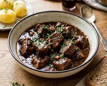 Rheinischer Schweinepfeffer | Zart geschmorter Klassiker