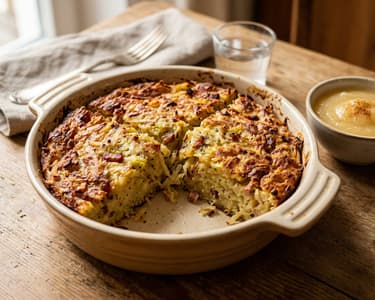 Saarländischer Schales | Knuspriger Kartoffelauflauf