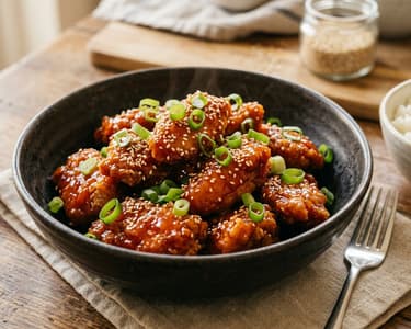 Knuspriges Honig-Sriracha-Hähnchen | Wok-Klassiker in 15 Min.