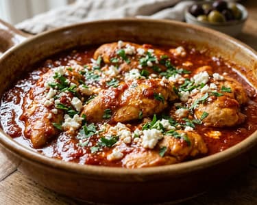 Griechisches Hähnchen Kokkinisto | In 25 Minuten