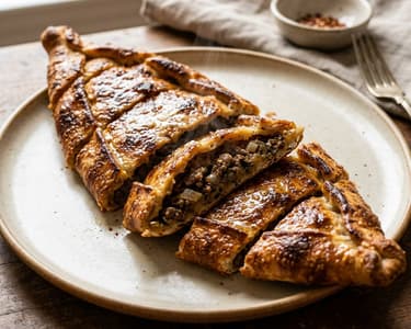 Bafra Pidesi | Crispy Closed Minced Meat Pide