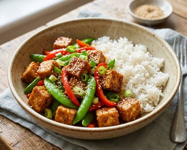 Knuspriger Honig-Knoblauch-Tofu | Wok-Klassiker in 15 Min.