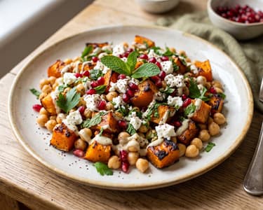 Balkabaklı Nohut | Türkischer Kichererbsen-Kürbis-Salat