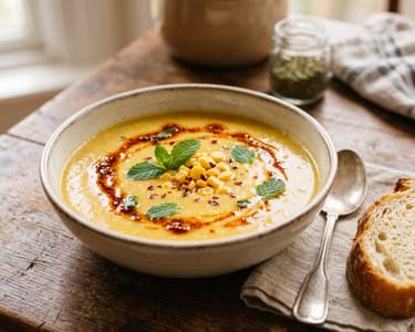 Sütlü Mısır Çorbası | Türkische Maissuppe