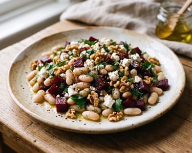 Türkischer Rote-Bete-Bohnen-Salat | Pancarlı Fasulye