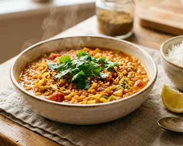 Indisches Wirsing-Linsen-Curry | Würzig & cremig