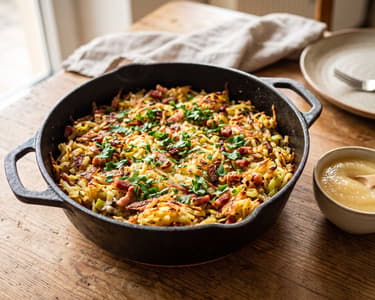 Saarland Dibbelabbes | Traditional Pot with Bacon & Leek