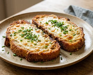 Herzhafte Arme Ritter mit Bergkäse | Knuspriger Brunch-Klassiker