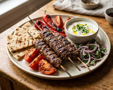 Gaziantep Simit Kebabı | Türkische Bulgur-Hackspieße