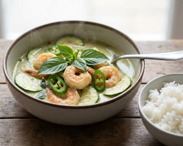 Gaeng Kiew Wan Goong | Grünes Thai-Garnelen-Curry