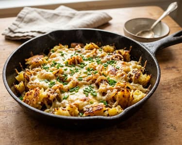 Allgäu Baked Potato Schmarrn | Savory Au Gratin