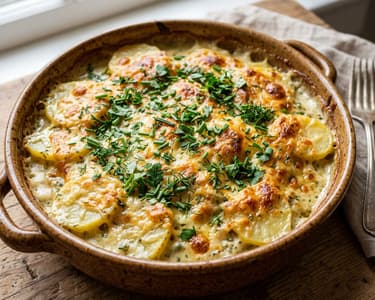 Potato and Herb Casserole | Creamy & Savory Baked