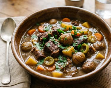 Palatinate Chestnut Stew with Pork Neck