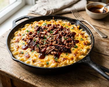 BBQ Pulled Pork Mac and Cheese | Smoky & Creamy from the Grill