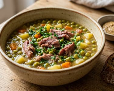 Berlin Pea Stew with Ham Hock | Hearty Traditional Classic